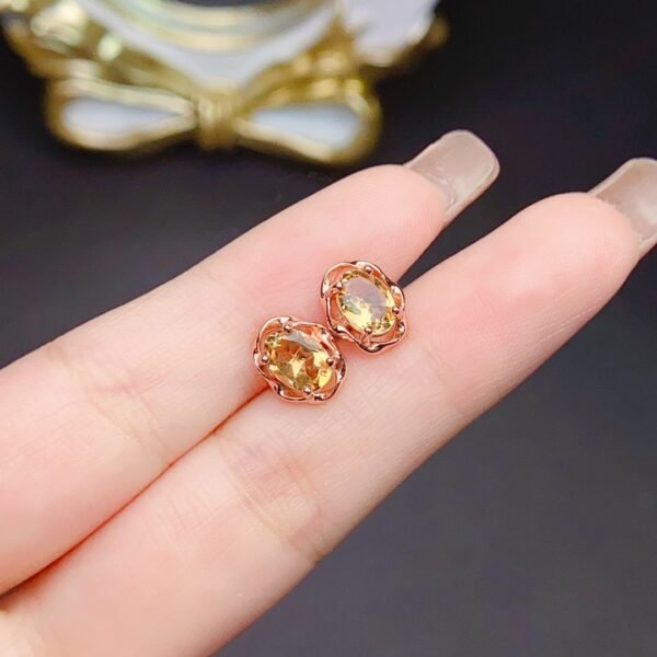 citrine earrings